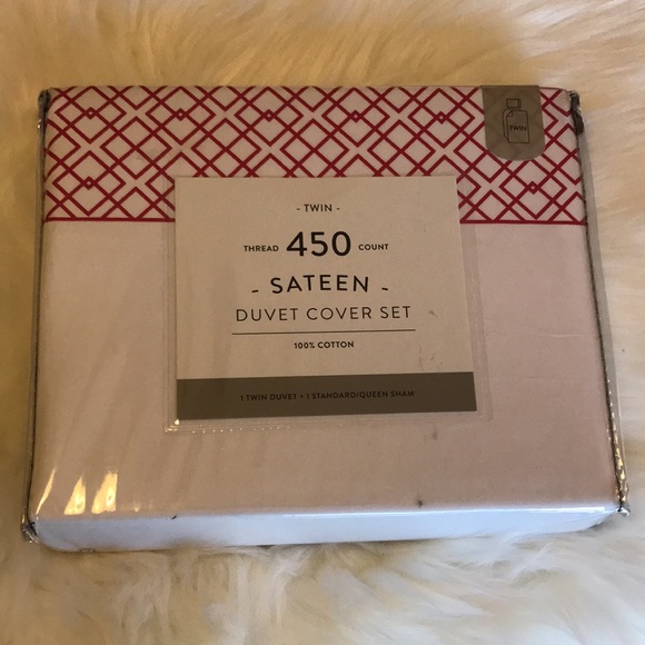 Sateen Duvet Cover Set- twin size - 100% Cotton - Picture 7 of 7